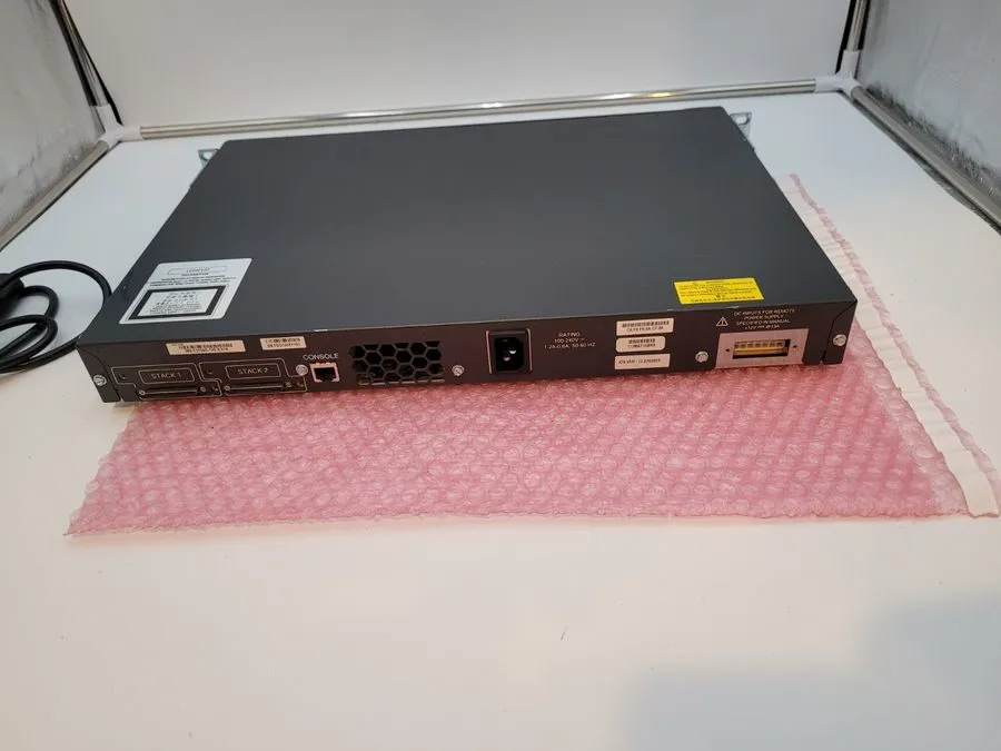 Коммутатор Cisco Catalyst C3750G-12S-S Layer 3 Gigabit Ethernet Switch IPBASE wi — фото лота 1