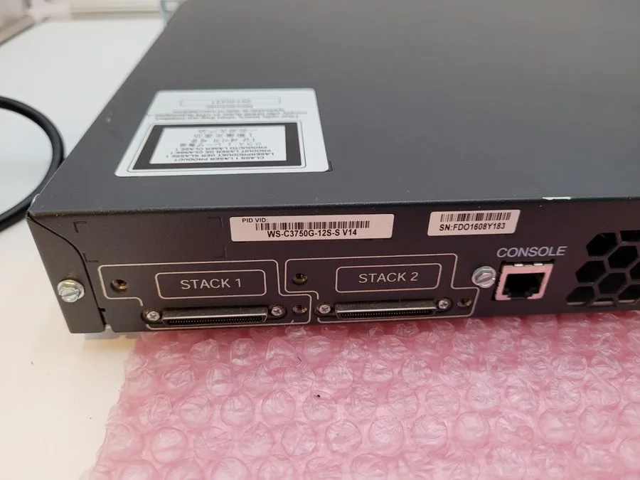 Коммутатор Cisco Catalyst C3750G-12S-S Layer 3 Gigabit Ethernet Switch IPBASE wi — фото лота 2