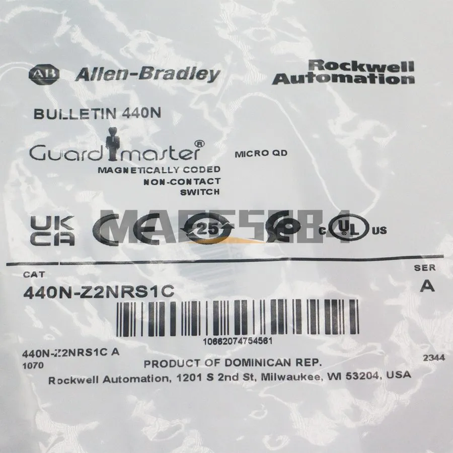 Реле безопасности Allen-Bradley 440N-Z2NRS1C Guardmaster 440N Non Contact Switch