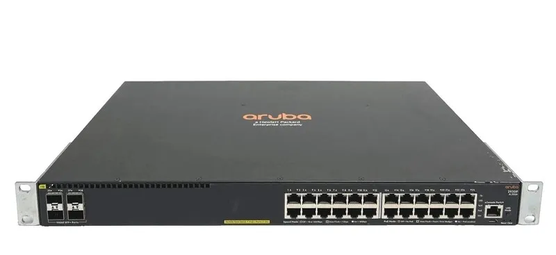 Коммутатор JL255A HPE Aruba 2930F 24-Port 1/10GbE PoE+ 4SFP+ Ethernet Switch