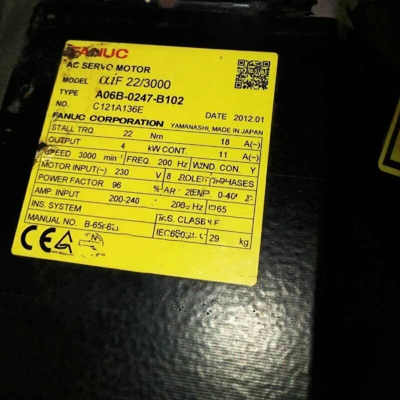 Серводвигатель FANUC AC SERVO MOTOR A06B-0247-B102