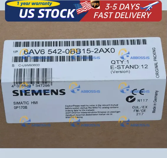 Панель оператора SIEMENS 6AV6542-0BB15-2AX0 SIMATIC HMI TOUCH PANEL
