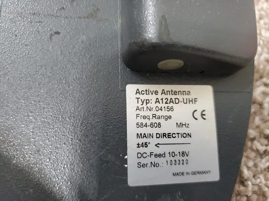 Микрофон Sennheiser A12AD-UHF 584 608 MHz Active Aerial Microphone Antenna