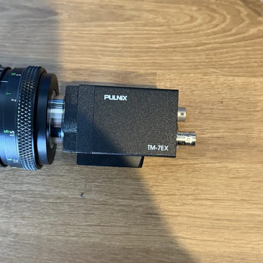 Объектив Pulnix TM-7EX Miniature CCD Camera with insane Tamron 75mm f 1.3 lens u — фото лота 1