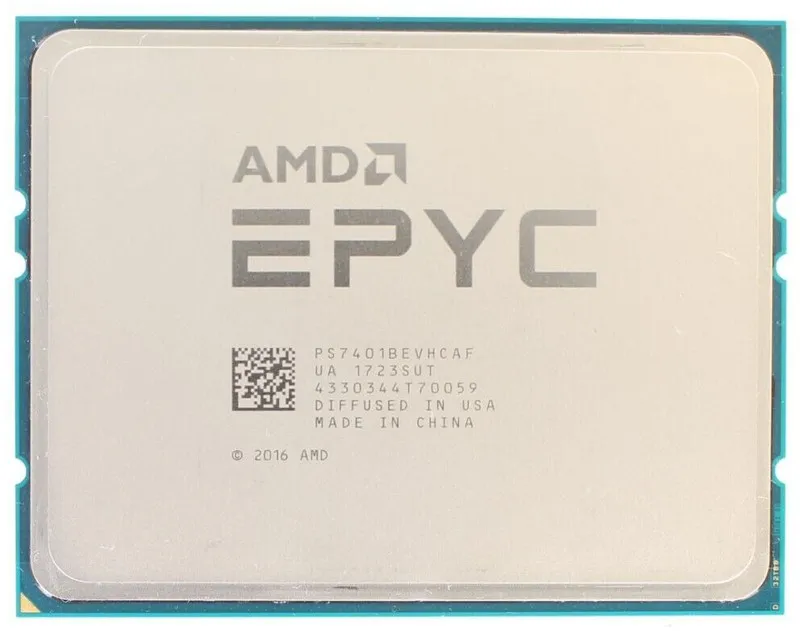 Сервер AMD EPYC 7401 Server CPU 2P 24 Cores 48 Threads 2.0GHz 64MB DDR4 2666MHz 