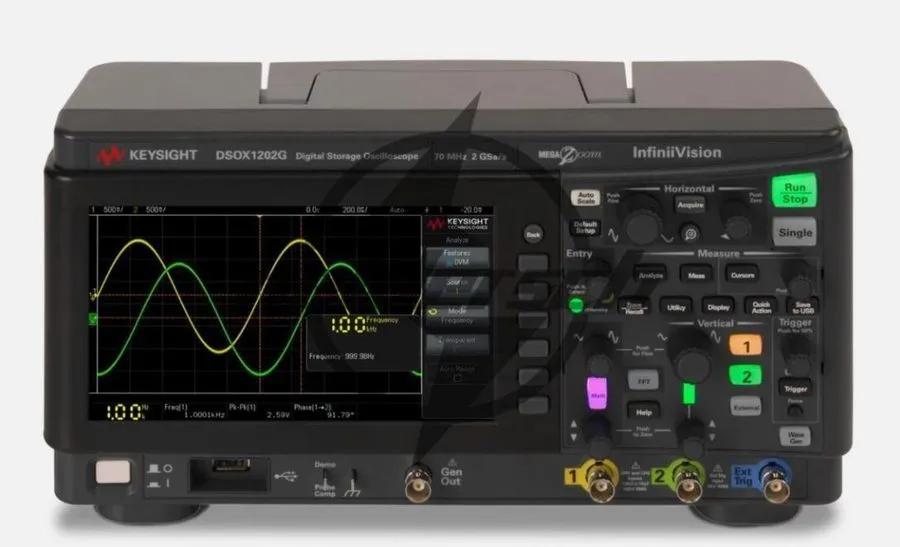 Генератор сигналов 1pc KEYSIGHT DSOX1202G 70 MHZ Digital Oscilloscope