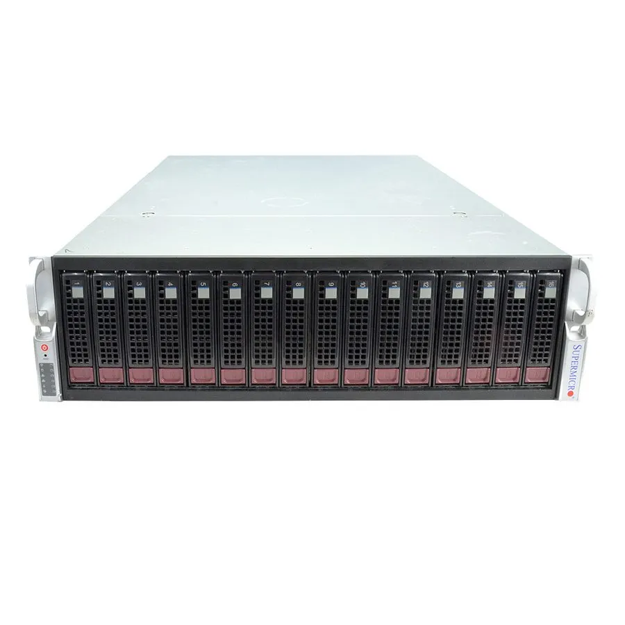 Сервер Supermicro CSE-936 3U 16x Bay 3.5" 2x1200W X8DTI-F Server — фото лота 1