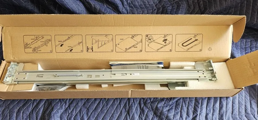 Комплект направляющих Dell PowerEdge yRails 2U Server Sliding Rapid Rail Kit 0H4