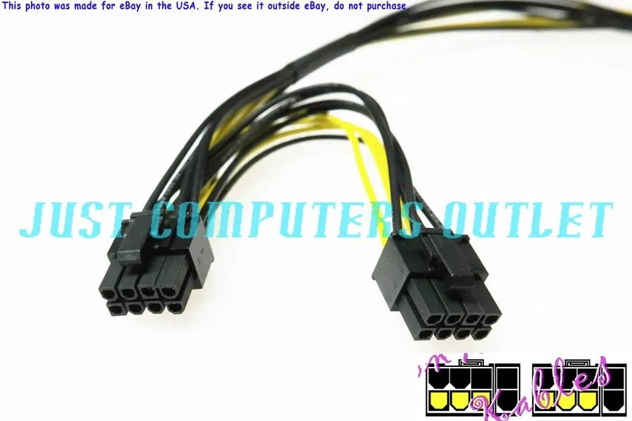 Ускоритель Supermicro CBL-PWEX-0582 8 PCI-E PIN TO TWO PCI-E 6+2 PIN 12V GPU POW