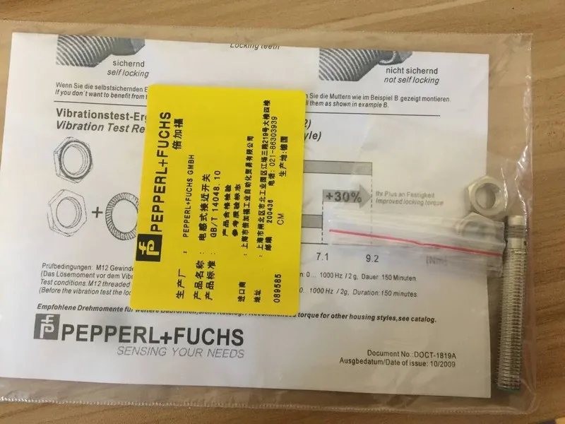 Датчик приближения PEPPERL+FUCHS NBB2-8GM40-E2-V3 Proximity Switch Sensor