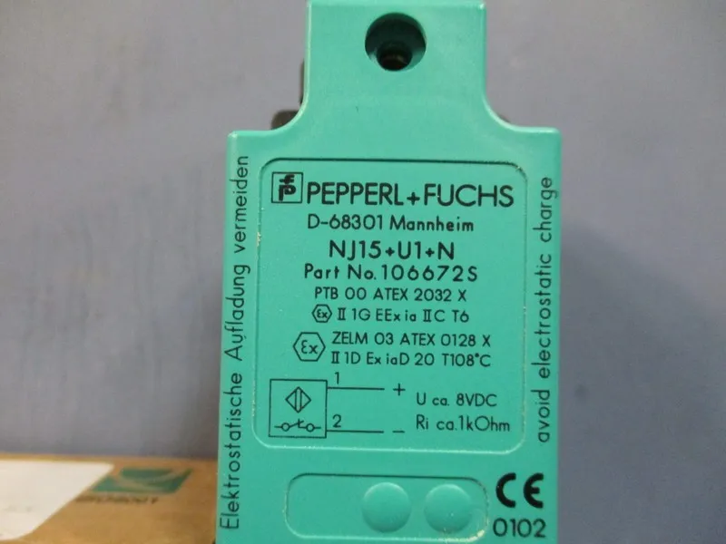 Датчик приближения Pepperl+Fuchs 106672S Proximity Switch Sensor NJ15-U1+N