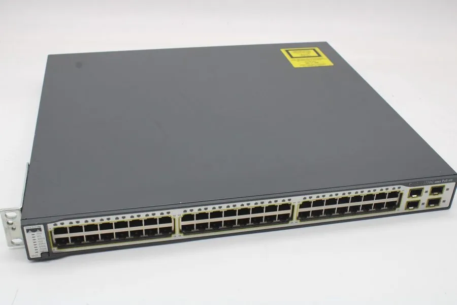 Коммутатор Cisco Catalyst (WS-C3750G-48PS-S) 48 Ports PoE Gigabit Ethernet Switc