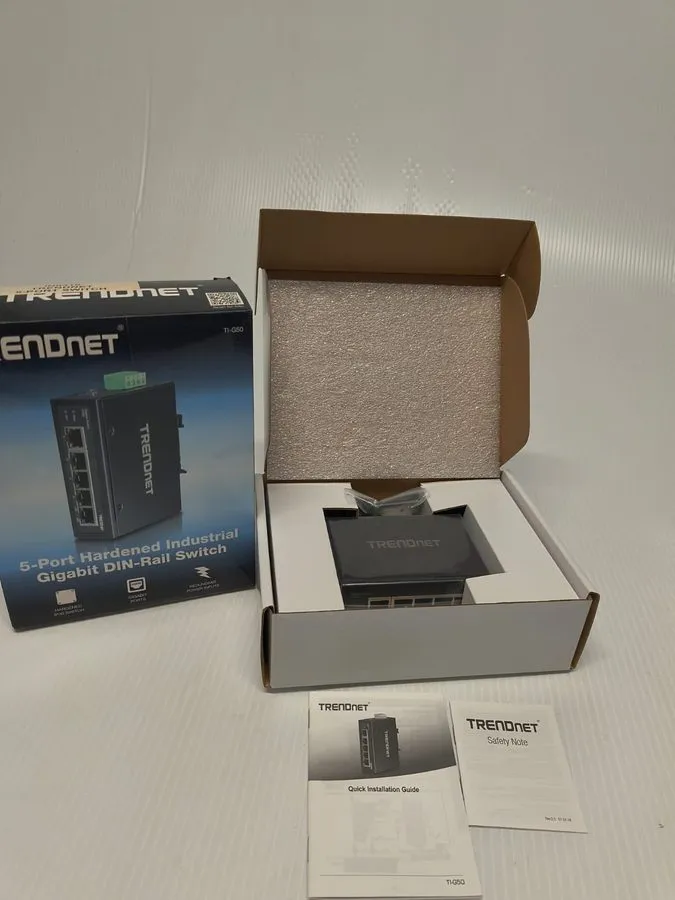 Коммутатор TRENDnet TI-G50 5-Port Hardened Industrial Gigabit DIN-Rail Switch 12