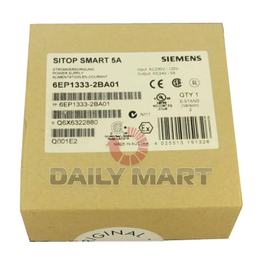 Блок питания Siemens SITOP smart 120 W power supply 6EP1333-2BA01