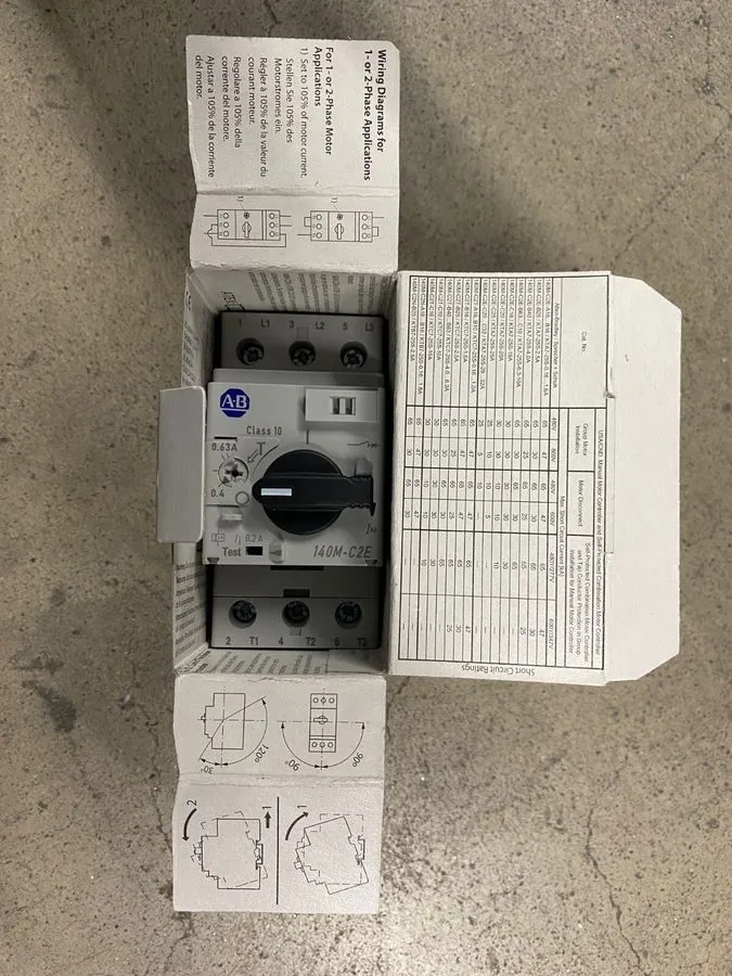 Автоматический выключатель Allen Bradley 140M-C2E-A63 Motor Protection Circuit B