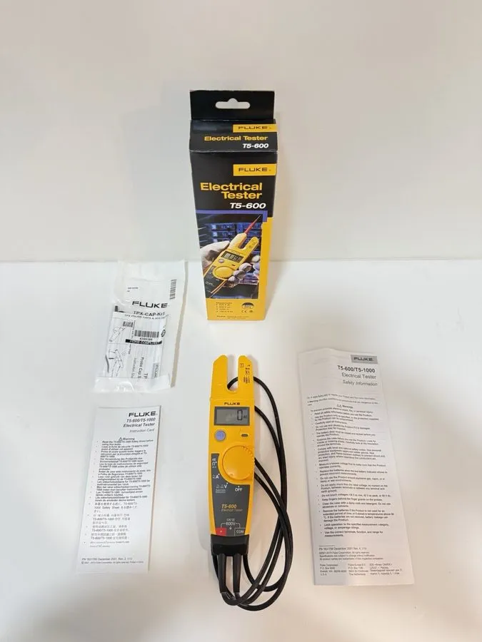 Тестер Fluke T5-600 Clamp Meter Continuity Current Electrical Tester