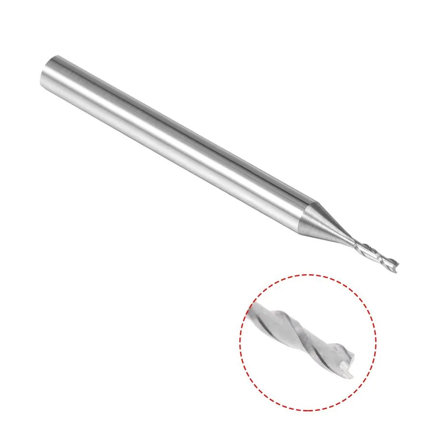 Оборудование ЧПУ 1/8" Shank 1.0mmx6mm Carbide End Mill ACRYLIC CNC Router Bits — фото лота 1
