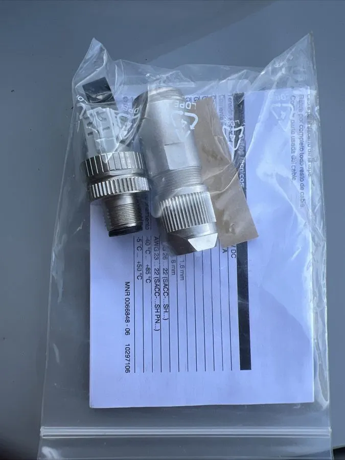 Датчик Phoenix Contact 1543223 4-Pole M12 Field Connector SACC-M12MSD-4Q-SH — фото лота 1