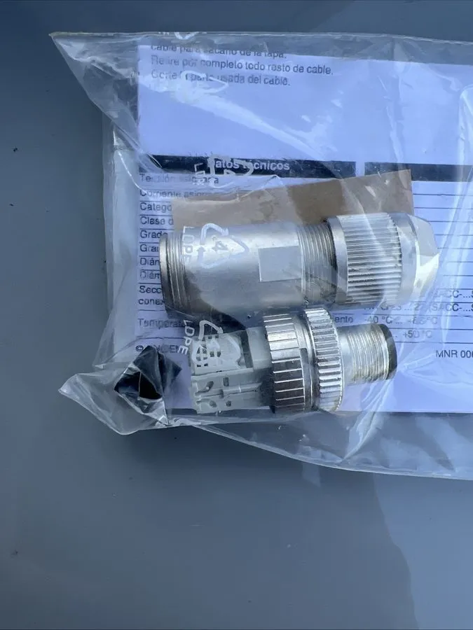 Датчик Phoenix Contact 1543223 4-Pole M12 Field Connector SACC-M12MSD-4Q-SH — фото лота 2