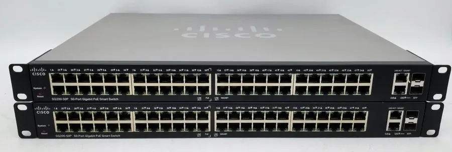 Коммутатор Cisco SG200-50P 50-Port Gigabit PoE Smart Switch 180W PoE Fully