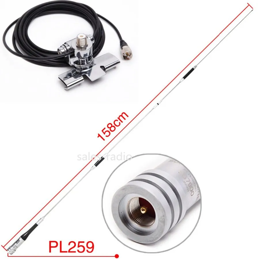 Антенна Diamond SG7900 144/430MHz Dual Band Ham Radios Antenna RB-400 Base Clip