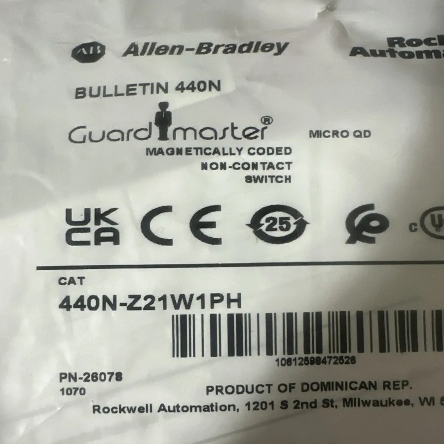 Реле безопасности Allen Bradley 440N-Z21W1PH Guardmaster Contact Switch Magnetic