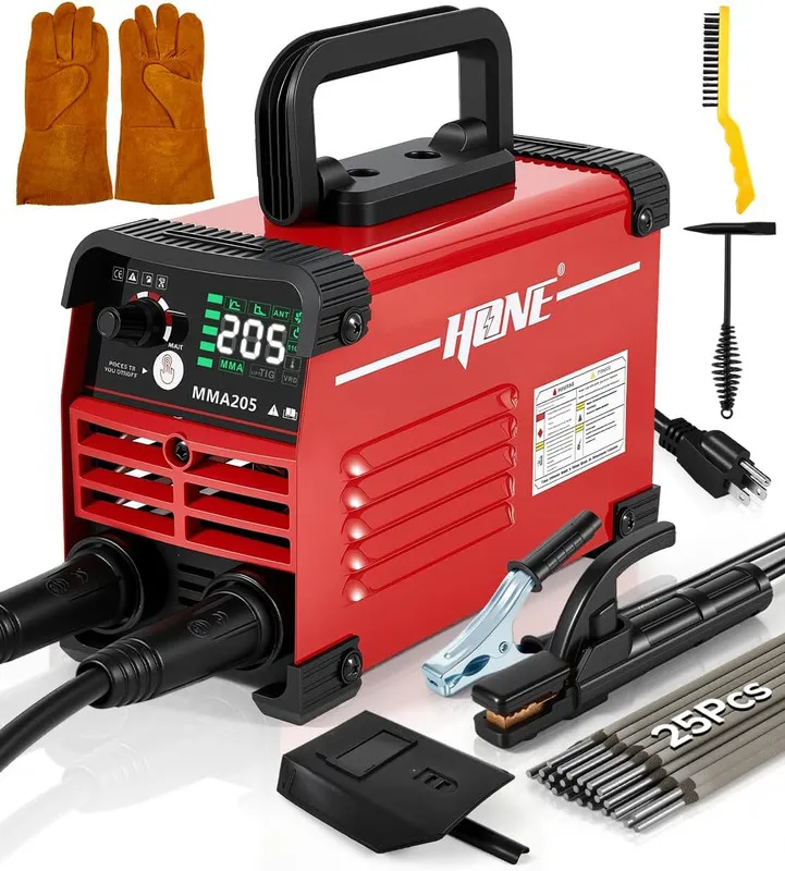 Сварочная горелка 205Amp Stick Welder ARC Welding Machine with Lift TIG Torch