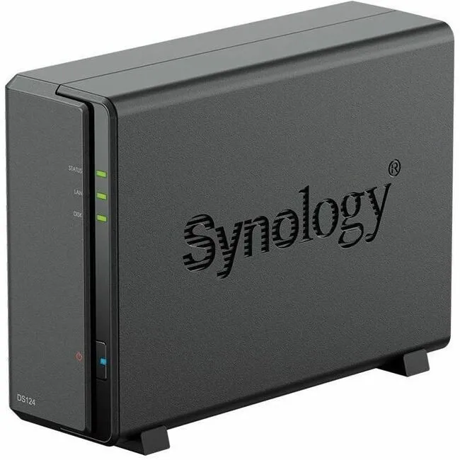Сетевое хранилище Synology 1-bay DiskStation DS124 (Diskless) — фото лота 1