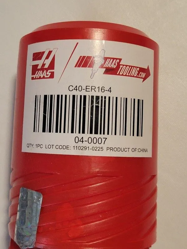 Режущий инструмент HAAS Collet Chuck C40-ER16-4 04-0007 CAT40 Taper Shank Mill T — фото лота 1