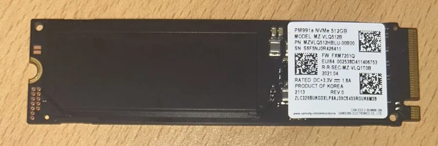 SSD-накопитель Samsung PM991a 512GB NVMe M.2 SSD MZVLQ512HBLU-00BH1 MZ-VLQ512B