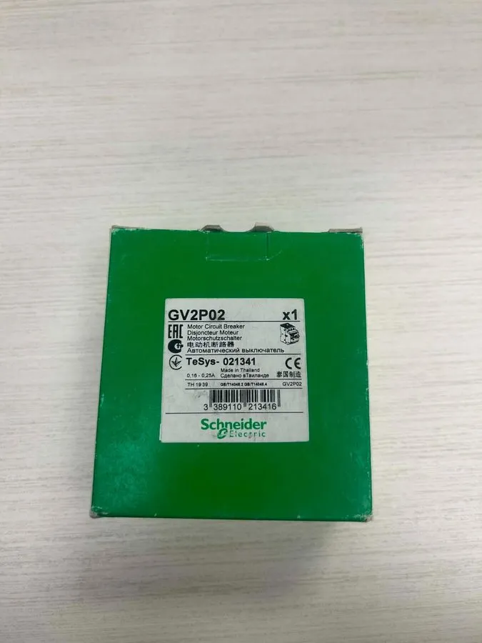 Автоматический выключатель Schneider GV2P02 Circuit Breaker 0.16-0.25A
