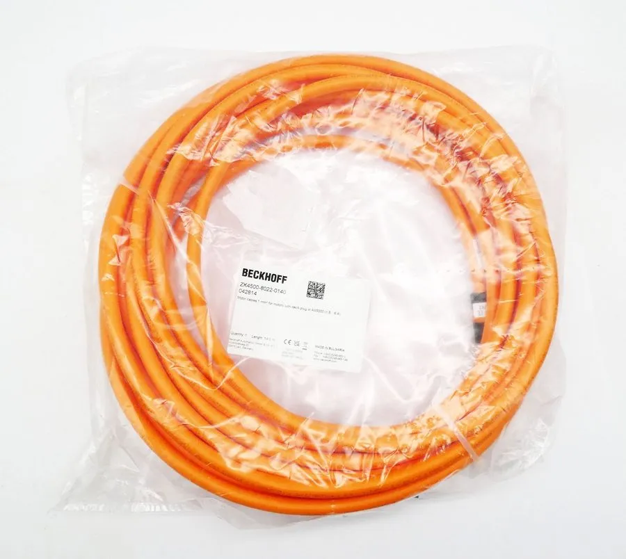 Кабель Beckhoff ZK4500-8022-0140 042418 AX5000 motor connection cable L 14 m