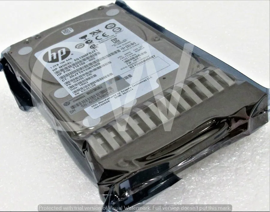 Жёсткий диск 718164-B21 718159-002 HP 1.2TB 10K RPM 6Gb/s Dual Port 2.5" SAS HDD