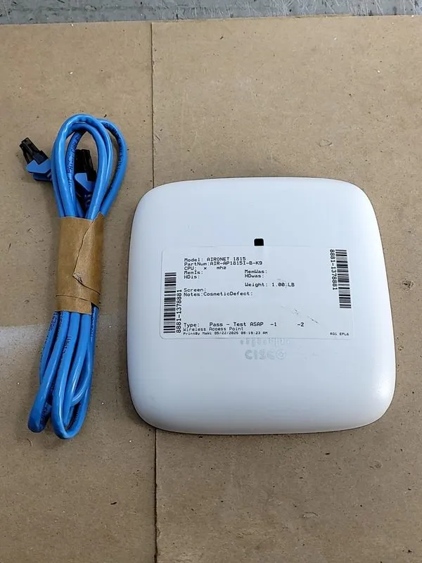 Точка доступа Wi-Fi Cisco Aironet Series Access Point AIR-AP1815I-B-K9 802.11ac 