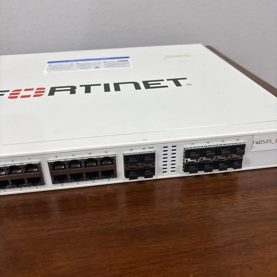 Межсетевой экран Fortinet FortiGate 200F FG-200F Firewall Appliance 1U Rackmount — фото лота 2