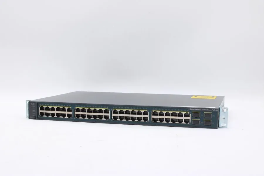 Коммутатор Cisco WS-C3560V2-48PS-S Catalyst 3560 V2 48-Port PoE Switch 4x SFP