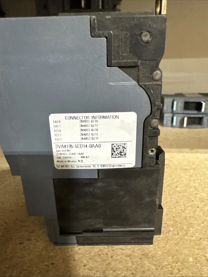 Автоматический выключатель SIEMENS 3VA4195-5ED14-0AA0 Molded Case Circuit Breake
