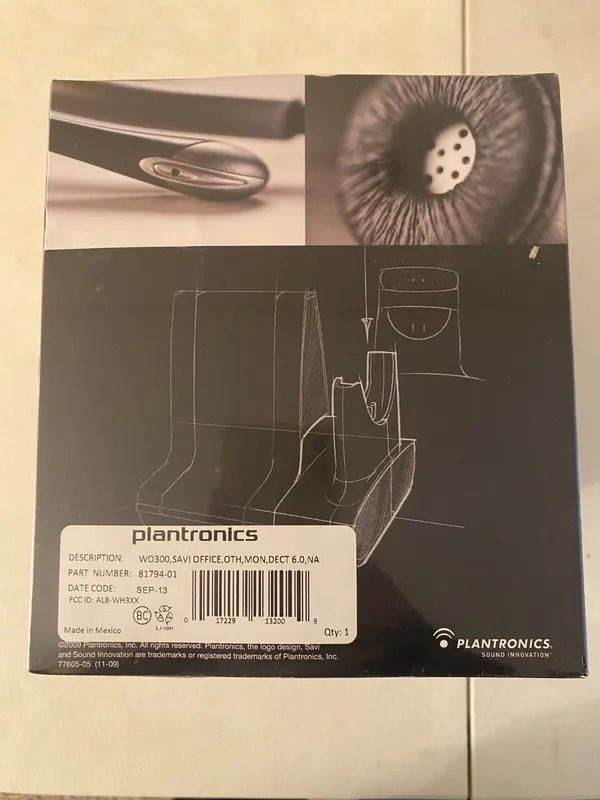 VoIP-шлюз Plantronics Savi Office WO300 Wireless Headset 81794-01 Poly