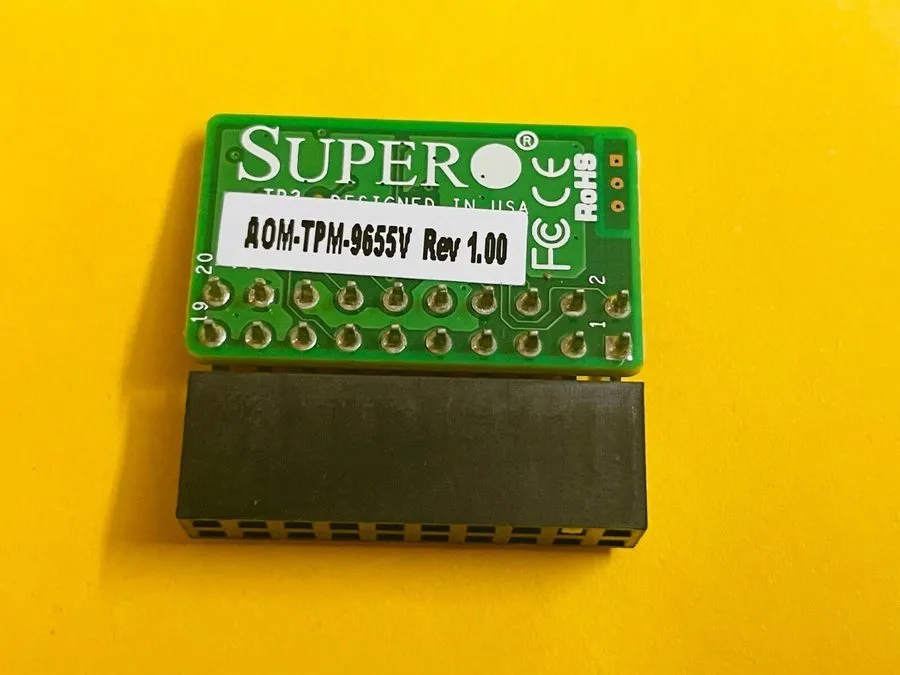 Модуль TPM Supermicro Vertical TPM 1.2 Security Module w/ Infineon 9655 AOM-TPM-