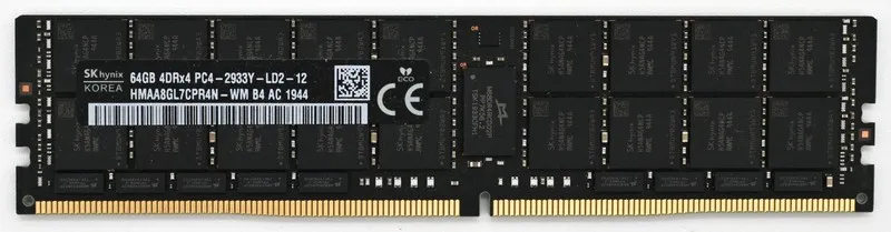 Модуль памяти Hynix 64GB DDR4 2933MHz PC4-2933Y LRDIMM Server RAM HMAA8GL7CPR4N-