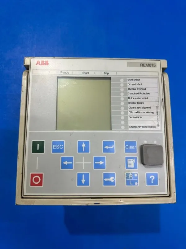 Реле защиты ABB REM615 HBMBCCAHNCA1BNN1XD Motor Protection And Control Relay REM — фото лота 1