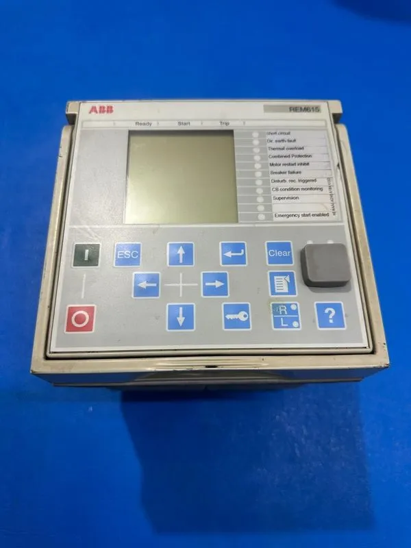 Реле защиты ABB REM615 HBMBCCAHNCA1BNN1XD Motor Protection And Control Relay REM — фото лота 2