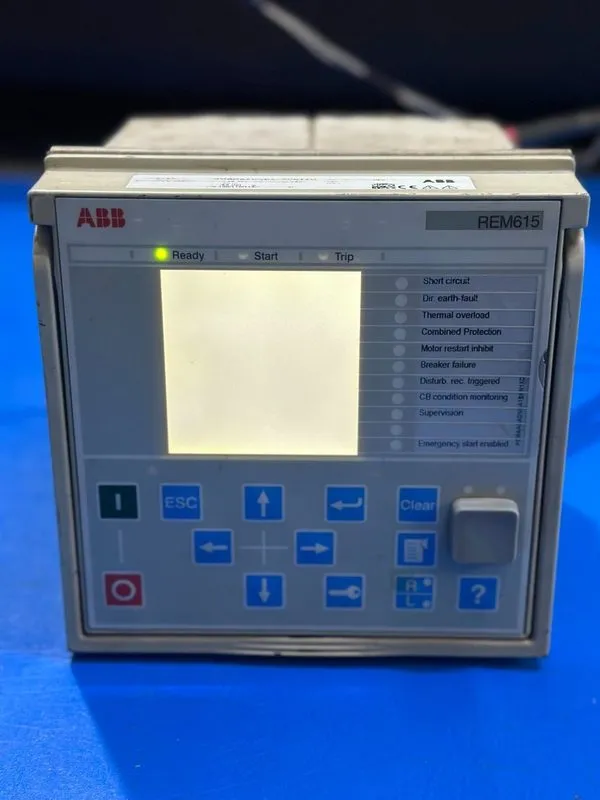 Реле защиты ABB REM615 HBMBCCAHNCA1BNN1XD Motor Protection And Control Relay REM — фото лота 3