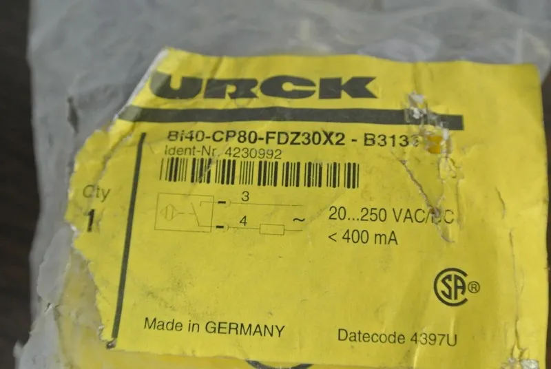 Датчик приближения Turck BI40-CP80-FDZ30X2-B3131 Proximity Switch Sensor 4230992
