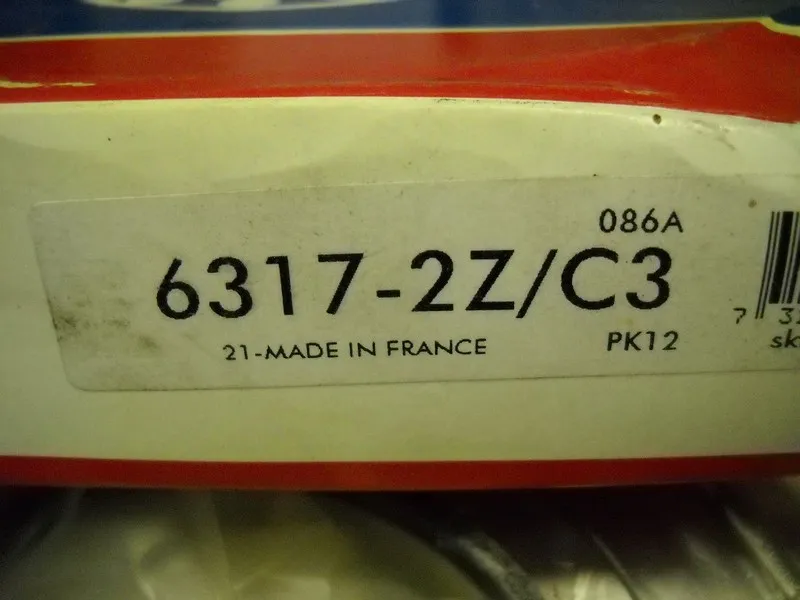 Подшипник SKF 6317-2Z/C3 Deep Groove Ball Bearing
