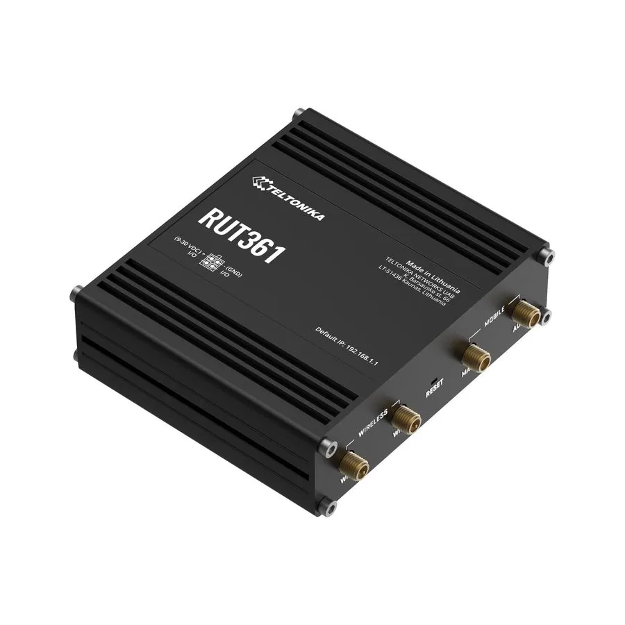 Маршрутизатор Teltonika RUT361 Industrial 4G LTE Cellular Router, Cat 6 up to 30 — фото лота 1