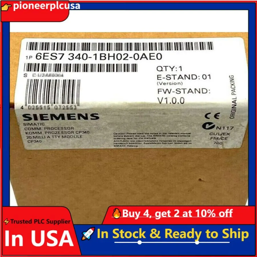 ПЛК Siemens 6ES7340-1BH02-0AE0 SIMATIC S7-300, CP 340