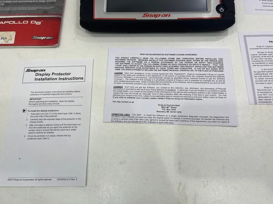 Диагностический сканер Snap-On Tools APOLLO-D8 EESC333 20.4 Automotive Diagnosti