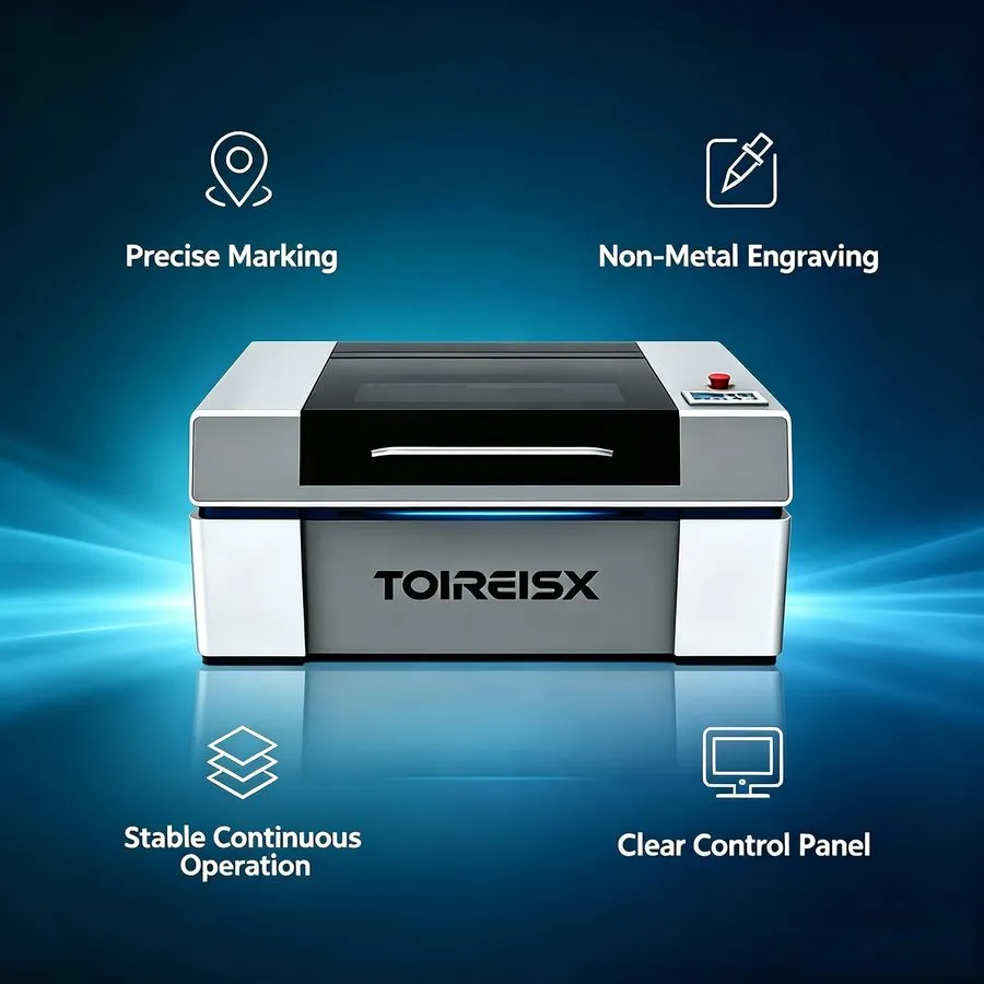 Лазерный гравёр TOIREISX 50W Desktop CO2 Laser Engraver Cutter Machine 700mm/s H