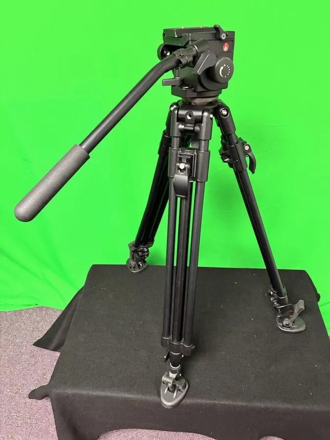 Оборудование видеонаблюдения Manfrotto 503HDV Fluid Head 351MVB2 Tripod & Case — фото лота 1